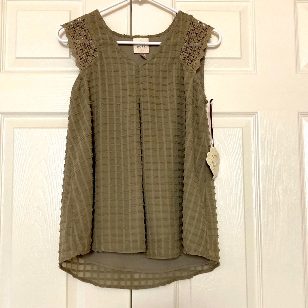 Knox Rose Olive Green Blouse